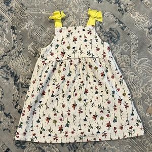 GUC ZAra Baby summer dress with bow detail sz 3/4